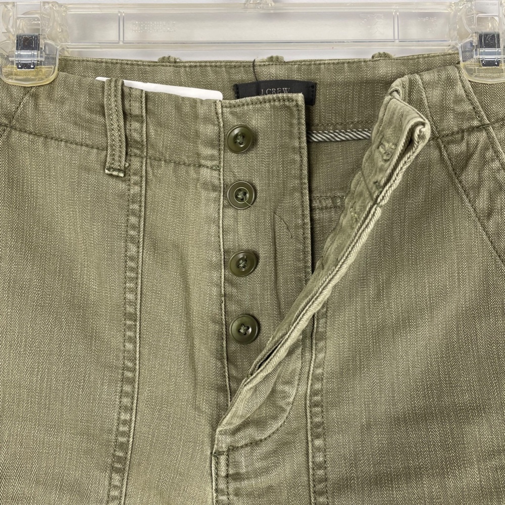 J. Crew Foundry Pant Herring Spanish Moss Size 4 - Picture 5 of 13